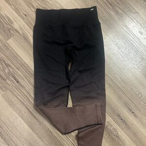 PINK - Victorias Secret Active Seamless Ombré leggings Black & Brown.